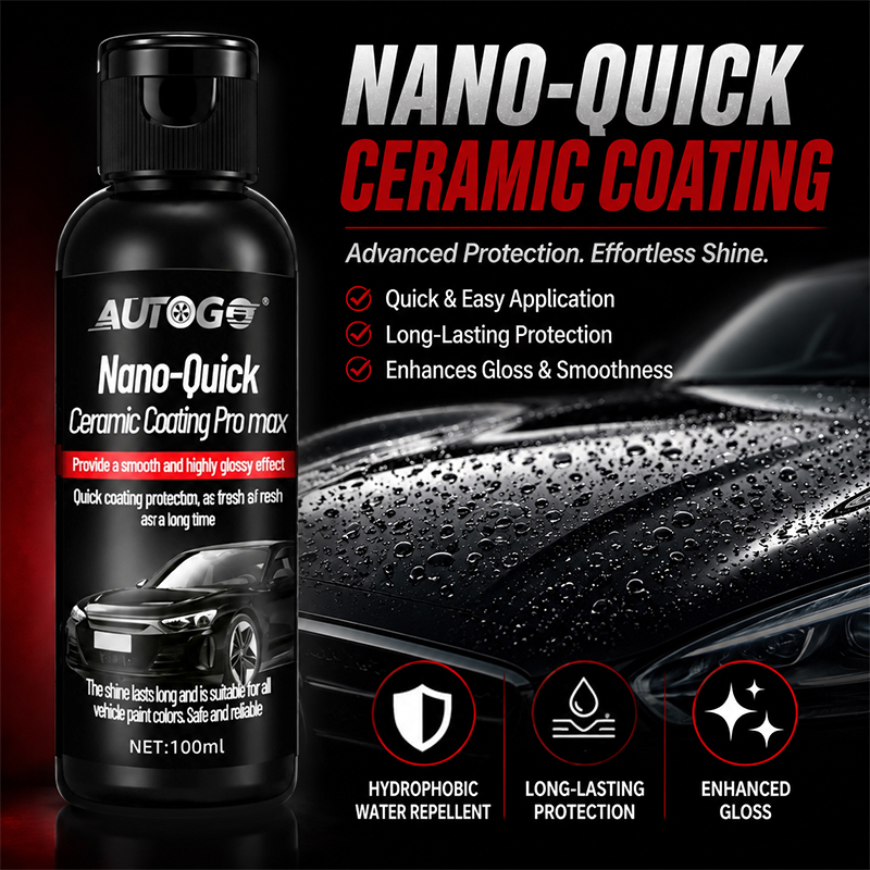 Nano Liquid Coating - AUTOGO 100ml Nano‑Quick Ceramic Coating Pro