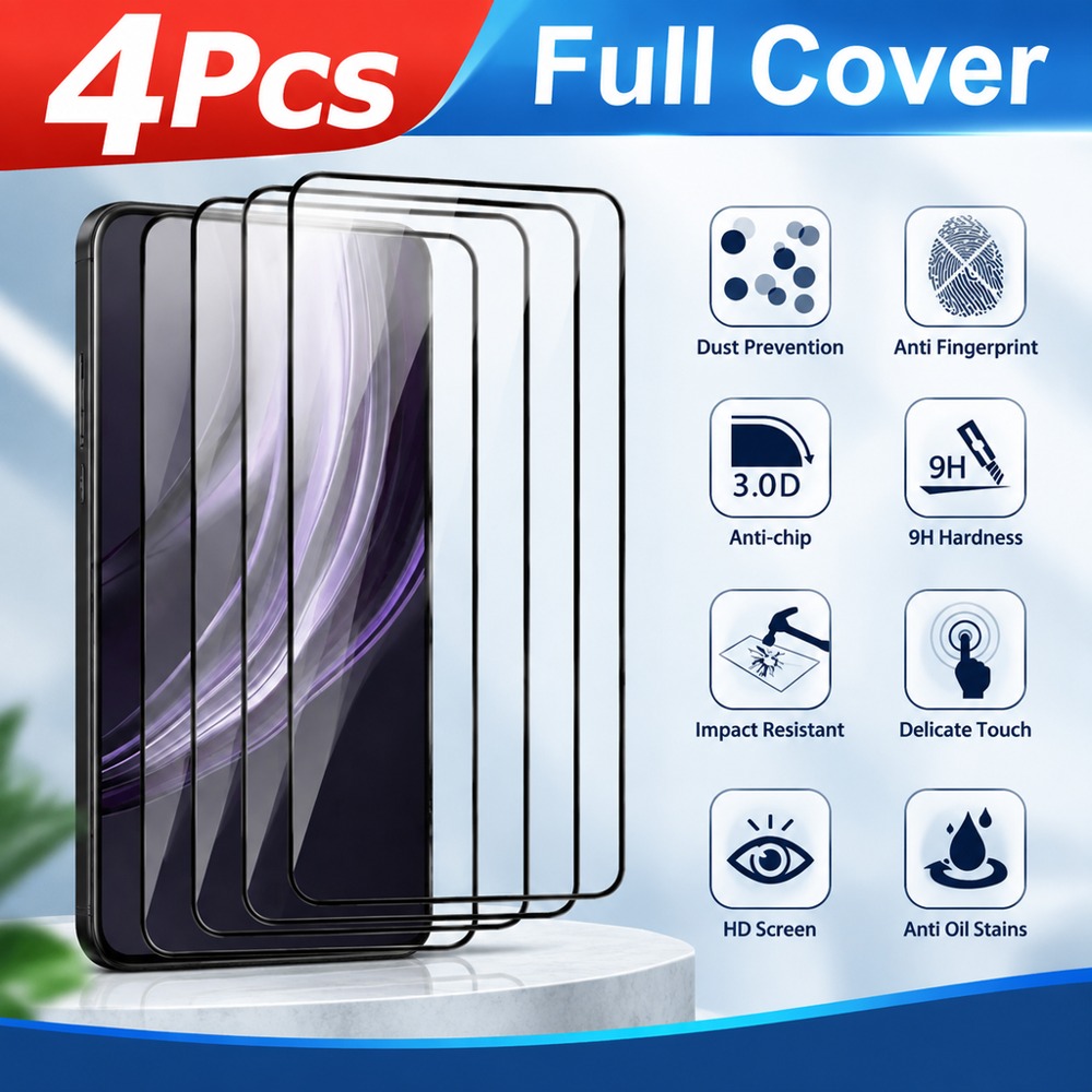 4 pezzi di vetro temperato per - Realme C67 recensione e prezzo